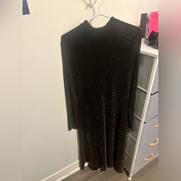 Glitter formal long sleeve dress - Picture 1 of 1